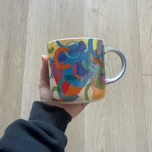 Anthropologie Lottie Monogram Mug